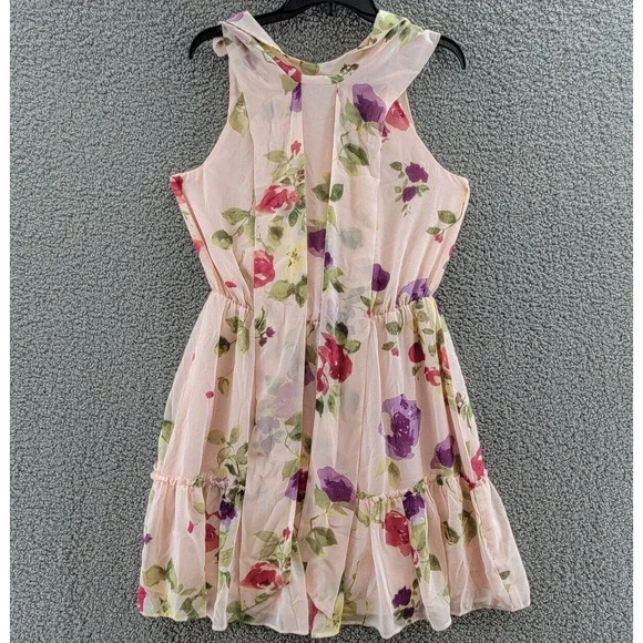 sachin and babi light blue dress Ralph Lauren Floral Print Peasant Dress